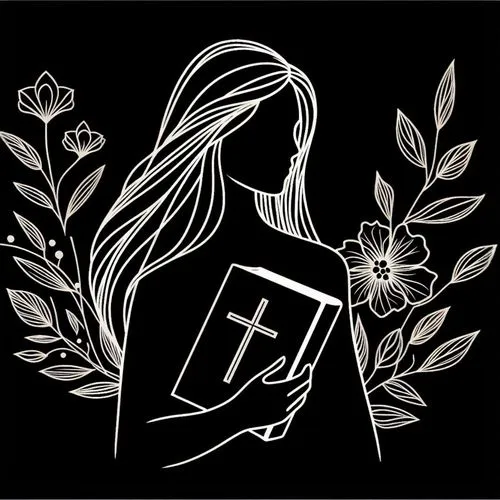 seven sorrows,purity symbol,carmelite order,flower crown of christ,bible pics,woman church,all saints' day,female symbol,vector image,emblem,crown of thorns,laurel wreath,the prophet mary,jessamine,ro