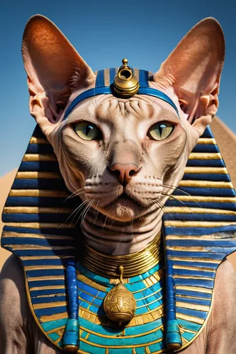 Transport readers to Ancient Egypt where sphynx cats were revered as divine creatures.,king tut,sphynx,pharaoh,tutankhamun,tutankhamen,ramses,sphinx pinastri,ancient egyptian,ancient egypt,ramses ii,p