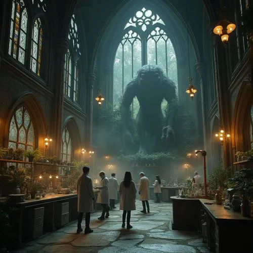 cloverfield,amnh,primeval,gigantopithecus,elephas,cryptozoology,largest,titanum,hall of the fallen,gigant,haunted cathedral,megatherium,megafauna,entrance hall,primeval times,size comparison,herbology,cloud atlas,cryptozoological,giganteus,Photography,General,Realistic