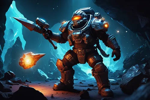 aquanaut,spartan,sci fiction illustration,ironman,game illustration,mining,miner,nova,tau,neottia nidus-avis,cg artwork,iron man,game art,metallurgy,molten metal,nebula guardian,bolt-004,war machine,alien warrior,halo,Conceptual Art,Sci-Fi,Sci-Fi 30