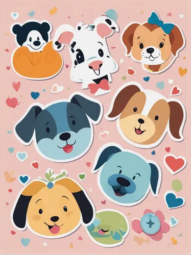 Craft a heartwarming Disney Junior bumper with best friends,animal stickers,kawaii animal patches,kawaii animal patch,round kawaii animals,clipart sticker,kawaii animals,stickers,kawaii patches,round 