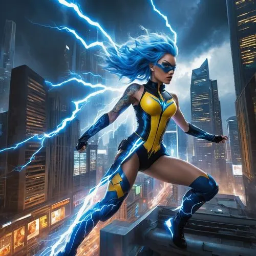 electro,electrify,elec,electrocutionist,lightning bolt,sprint woman,Conceptual Art,Fantasy,Fantasy 10