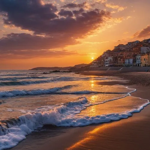 beach landscape,beautiful beaches,coast sunset,ulcinj,beautiful beach,beach scenery,sunrise beach,tramonto,south france,sunset beach,coastal landscape,seascape,capbreton,ventnor,seaside resort,burgau,seaside view,dream beach,seashore,golden sands,Photography,General,Natural