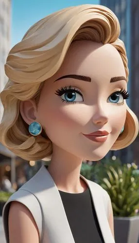 elsa,delaurentis,rosalyn,blue jasmine,fremantlemedia,cute cartoon character,Unique,3D,3D Character