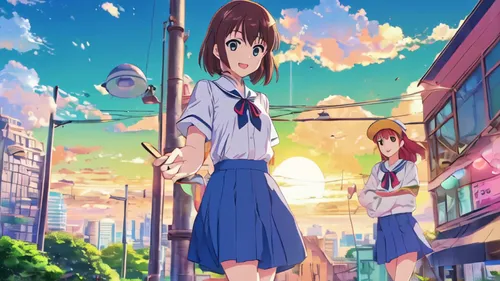 euphonious,anime japanese clothing,euphonium,railgun,sakura background,akiba,suzumiya,akihabara,kyon,nouaimi,japanese sakura background,haruhi suzumiya sos brigade,hiratsuka,ichigaya,megumi,toshiyori,tokimeki,kumiko,hikari,anime cartoon,Illustration,Japanese style,Japanese Style 03