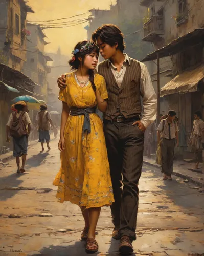 vintage boy and girl,argentinian tango,vintage man and woman,romantic portrait,young couple,romantic scene,courtship,tango argentino,shepherd romance,dancing couple,romance novel,serenade,romance,tango,vintage art,honeymoon,lev lagorio,amorous,italian painter,bouguereau,Art,Classical Oil Painting,Classical Oil Painting 32