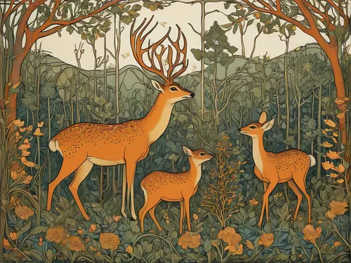 Imagine a futuristic dystopian world where deer have become extinct, and a rebel group fights to protect the last remaining deer head as a symbol of hope.,deer illustration,fawns,woodland animals,pere