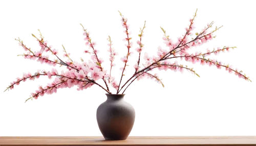 Pink cherry blossoms, blooming branches, delicate petals, soft focus, morning dew, gentle sunlight, 3/4 composition, shallow depth of field, warm color tone, cinematic lighting, Japanese style, sakura