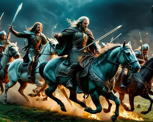 braveheart,rohirrim,clanranald,warhorses,frisians,horsemen,Photography,General,Fantasy