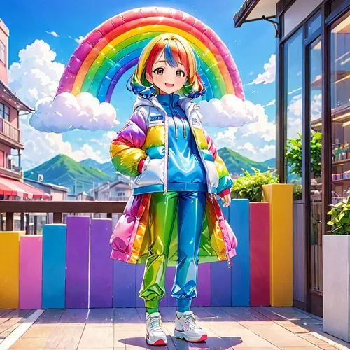 rainbow background,rainbow pencil background,rainbow,rainbow colors,rainbow rabbit,raimbow,rainbo,tanabata,arcobaleno,rainbow unicorn,colors rainbow,rainbow pattern,rainbow color palette,anime japanese clothing,rainbows,volponi,nyan,decora,irabu,leanbow,Anime,Anime,Traditional