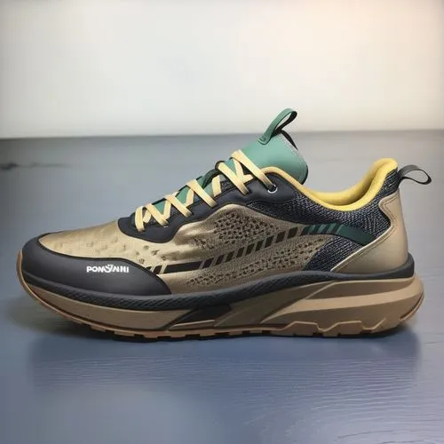 make a high quality , rugged sporty shoe with obvious waterproof material and some translucent ripstop (Heavy duty tarp ) material, all black, some reflective imprint on the side, make this shoe with 