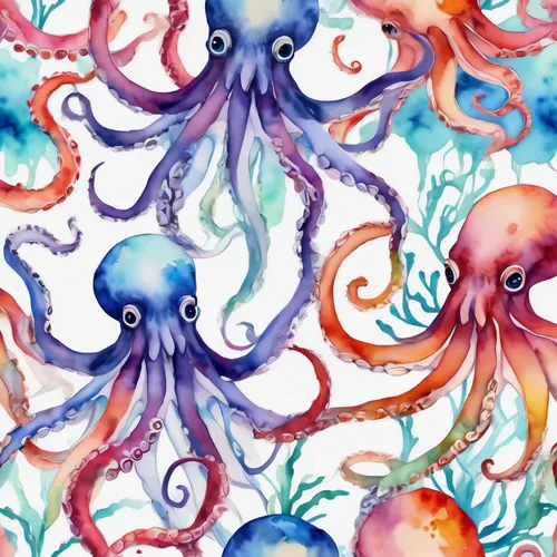 cephalopods,cephalopod,octopuses,fun octopus,octopus,azathoth,deepsea,tentacled,octopi,octopus tentacles,sea creatures,squid game card,tentacular,octo,tentacles,squid,squids,squid game,pulpo,deep sea,Illustration,Paper based,Paper Based 25