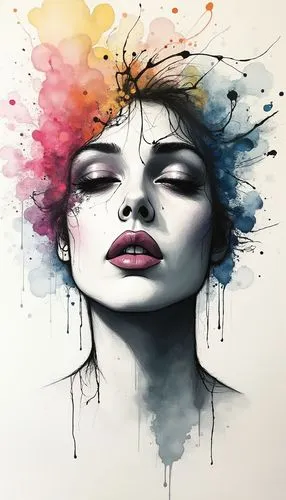 watercolor paint strokes,chevrier,synesthesia,paint strokes,boho art,coloristic