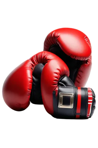 Realistic boxing gloves, worn, brown leather, thick padding, laced up, red stripes, metallic buckle, wrinkled texture, detailed stitching, sweat droplets, clenched fist, 3/4 composition, dramatic ligh