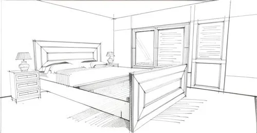 sketchup,bedroom,roominess,guest room,examination room,room,bedrooms,boy's room picture,kitchenette,scullery,dorm,bunks,guestroom,study room,kitchen,pantry,one room,cabinetry,cold room,japanese-style room,Design Sketch,Design Sketch,Hand-drawn Line Art