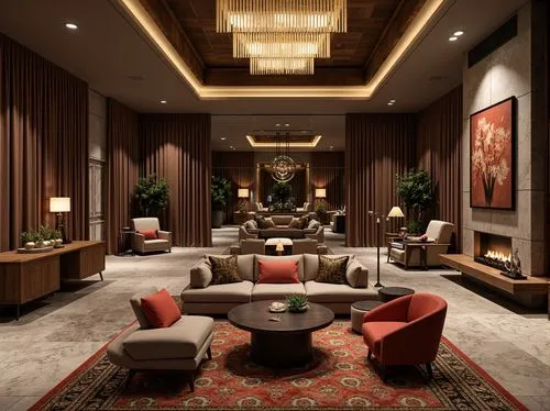 hotel lobby,amanresorts,luxury home interior,luxury hotel,hotel hall,lobby,sofitel,interior modern design,shangri,interior decoration,minotti,livingroom,lounges,clubroom,andaz,3d rendering,claridge,shangrila,interior design,great room