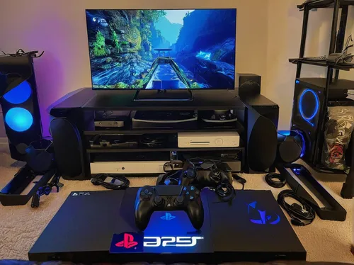 ps5,ps4,home theater system,playstation,hifi extreme,setup,consoles,ps3,game room,entertainment center,home game console accessory,playstation 4,rig,sony ps2 console,game consoles,sony playstation,gamer zone,fractal design,set up,playstation accessory,Illustration,Paper based,Paper Based 12