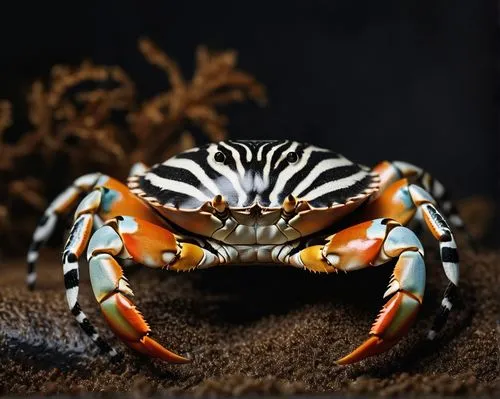 ten-footed crab,crab 1,fiddler crab,zebra shrimp,crab 2,zebraspinne,Photography,General,Fantasy