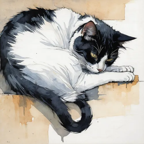 watercolor cat,drawing cat,cat portrait,calico cat,cat resting,pet portrait,cat vector,cat drawings,sleeping cat,american curl,calico,magpie cat,domestic cat,cat-ketch,domestic long-haired cat,cat,cat frame,gray cat,breed cat,white cat,Illustration,Paper based,Paper Based 05