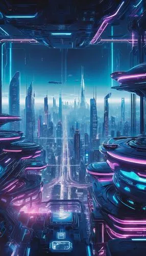 cybercity,futuristic landscape,cybertown,tron,metropolis,cyberia,cyberport,cyberview,cyberpunk,futuristic,cyberscene,cyberworld,sedensky,cybernet,polara,coruscant,capcities,scifi,cybertron,valerian,Conceptual Art,Sci-Fi,Sci-Fi 04