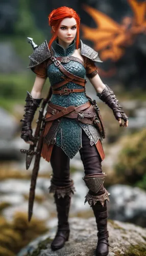 dwarf sundheim,nora,female warrior,scandia gnome,firedancer,firebrat,fire poker flower,flame spirit,fire siren,dwarf,vax figure,fiery,barbarian,firethorn,violet head elf,fantasy warrior,dwarf cookin,merida,adventurer,3d figure,Unique,3D,Panoramic