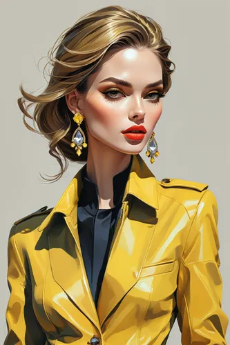 fashion vector,fashion illustration,yellow jumpsuit,yellow jacket,sprint woman,gold yellow rose,yellow,fashion sketch,yellow purse,yellow and black,yellow background,yellow color,golden yellow,bolero jacket,illustrator,coat color,world digital painting,digital painting,canary,jacket,Photography,Fashion Photography,Fashion Photography 01