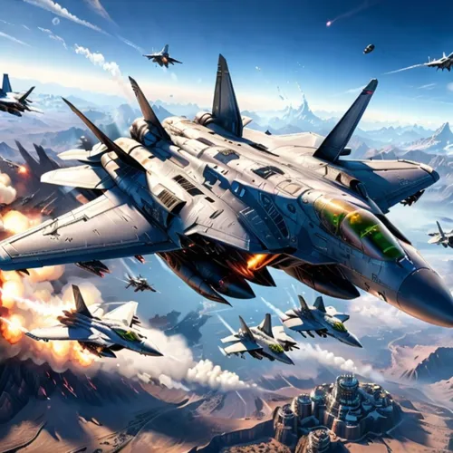 air combat,typhoons,military fighter jets,macross,jetfighters,rafales