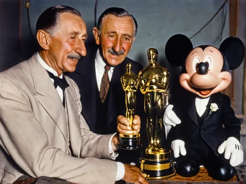 walt disney,walt,mickey mause,stan laurel,1952,walt disney center,oscars,trophy,color image,award background,mickey,disney,mousetrap,mickey mouse,ventriloquist,1950s,hercules winner,walt disney world,award ceremony,euro disney,Art,Classical Oil Painting,Classical Oil Painting 12