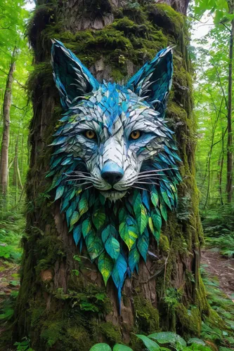 forest animal,forest dragon,wood art,woodland animals,lynx,forest animals,nature art,forest king lion,forest fish,owl art,forest man,environmental art,wild cat,forest tree,art forms in nature,owl nature,bodypainting,totem,dryad,fantasy art,Conceptual Art,Graffiti Art,Graffiti Art 03