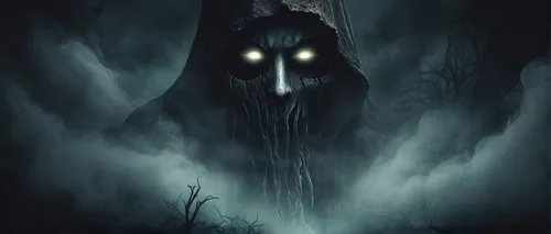 grimm reaper,supernatural creature,slender,dark art,haunted forest,the witch,creepy tree,forest dark,black shepherd,hooded man,krampus,water creature,totem,haunt,the ghost,mystery book cover,the night of kupala,dark park,bogeyman,black forest,Conceptual Art,Fantasy,Fantasy 34