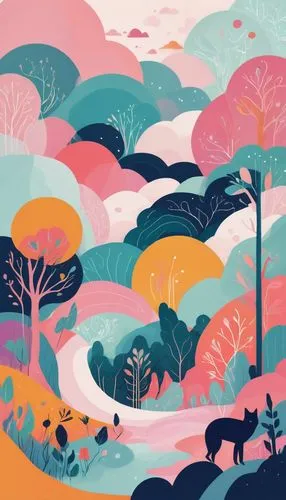 forest animals,swampy landscape,woodland animals,mushroom landscape,cartoon forest,springtime background,forest landscape,wilds,fruit fields,digeo,tropical animals,forests,mangroves,background vector,wild meadow,fairy forest,unicorn background,forest background,rainforests,animals hunting,Illustration,Japanese style,Japanese Style 21