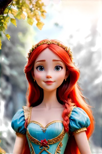 princess anna,merida,princess sofia,fairy tale character,rapunzel,female doll,ariel,redhead doll,elsa,fairytale characters,celtic woman,disney character,cinderella,rosa 'the fairy,fairy queen,elf,fantasy girl,fae,celtic queen,doll figure,Illustration,Realistic Fantasy,Realistic Fantasy 02