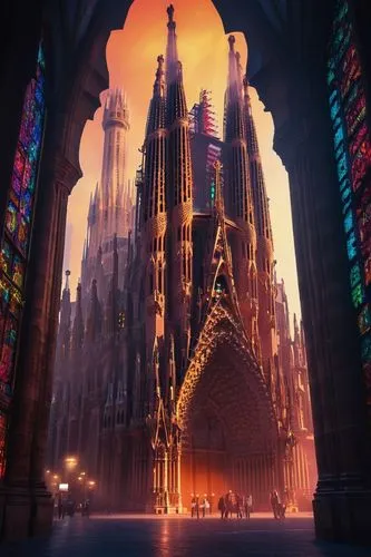 stephansdom,cologne cathedral,neogothic,sagrada,triforium,gothic church,sagrada familia,cathedrals,gaudi,cathedral,koln,cologne,duomo,notredame,nidaros cathedral,markale,ulm minster,cologne panorama,render,gerkin,Conceptual Art,Sci-Fi,Sci-Fi 26