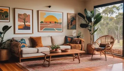 mid century modern,mid century house,sitting room,living room,the living room of a photographer,modern decor,mid century,livingroom,home interior,mid century sofa,apartment lounge,contemporary decor,interior decor,sunroom,house plants,airbnb icon,boho art style,boho art,shared apartment,woollahra,Unique,Pixel,Pixel 04