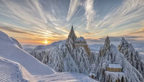 the russian border mountains,aiguille du midi,tatra mountains,snow mountain,slovenia,dolomites,austria,southeast switzerland,mont blanc,snow roof,neuschwanstein castle,ice castle,snow landscape,snow m