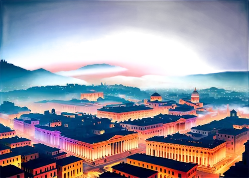 bologna,rome night,lucca,ancient city,bellinzona,pisa,turin,city at night,city scape,world digital painting,eternal city,florentia,fantasy city,atmosfera,rome at night,cityscapes,bern,florence,venaria,modena,Conceptual Art,Fantasy,Fantasy 23