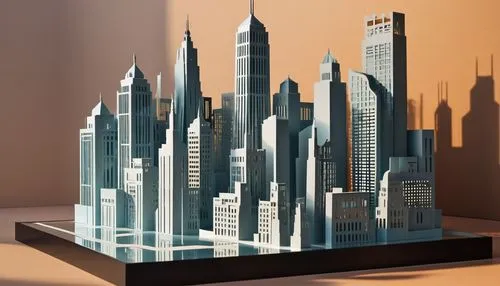 maquette,maquettes,supertall,city skyline,paper art,skyscrapers,kimmelman,ctbuh,3d rendering,tall buildings,chrysler building,gehry,city buildings,tishman,capcities,metropolis,steel sculpture,city blocks,skyline,cityscapes,Unique,Paper Cuts,Paper Cuts 10