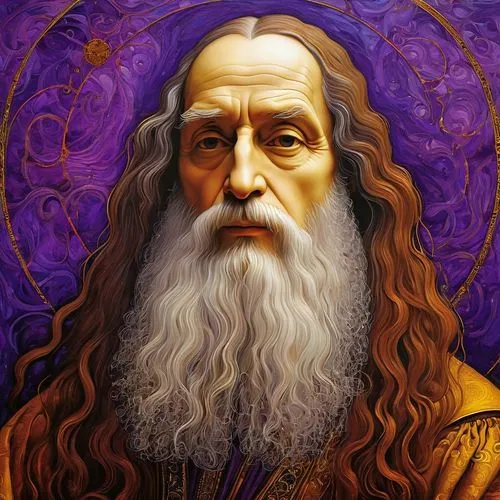 leonardo da vinci,leonardo devinci,archimandrite,lokportrait,hieromonk,the abbot of olib,twelve apostle,gandalf,odin,the wizard,magus,saint nicholias,rasputin,pythagoras,tzimmes,mantra om,saint nicholas,copernican world system,benediction of god the father,vladimir,Art,Artistic Painting,Artistic Painting 32