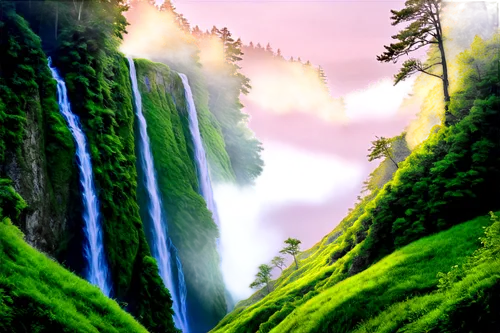 salt creek falls,waterfalls,waterfall,nature background,cartoon video game background,ash falls,green waterfall,water falls,falls,rivendell,brown waterfall,water fall,multnomah falls,bridal veil fall,ilse falls,falls of the cliff,landscape background,world digital painting,bond falls,cascades,Illustration,Retro,Retro 20