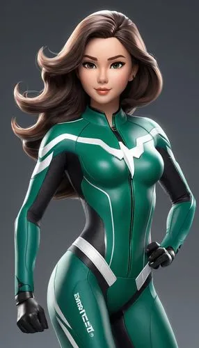 hal,sprint woman,catsuit,superheroine,aaaa,patrol,Unique,3D,3D Character