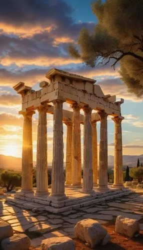 greek temple,erechtheion,erechtheus,hellas,laodicea,hellenic,grecia,greece,grece,athenian,athen,parthenon,temple of hercules,panathenaic,athens,doric columns,acropolis,the parthenon,temple of poseidon,agrigento,Conceptual Art,Sci-Fi,Sci-Fi 20