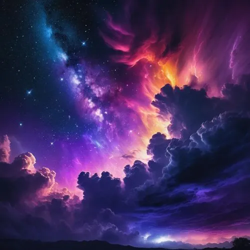 purple wallpaper,colorful stars,night sky,beautiful wallpaper,unicorn background,nightsky,galactic,the night sky,full hd wallpaper,fairy galaxy,galaxy,windows wallpaper,rainbow and stars,purple,colorful background,samsung wallpaper,astronomy,wavelength,free background,nebulae,Photography,General,Fantasy