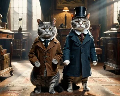vintage cats,two cats,waistcoats,aristocrats,suiters,butlers,aristocats,doormen,stationers,familiars,bulgakov,oktoberfest cats,alberty,tuxedoes,detectives,snicket,greatcoats,vintage cat,vintage boy and girl,felines,Photography,General,Natural