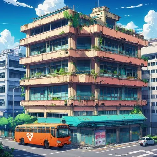 honolulu,convenience store,sky apartment,apartment building,apartment block,apartment house,an apartment,flower shop,apartment complex,city corner,shared apartment,tokyo city,city bus,bus stop,cubic house,holiday complex,tokyo,kyoto,busstop,tropical house,Illustration,Japanese style,Japanese Style 03