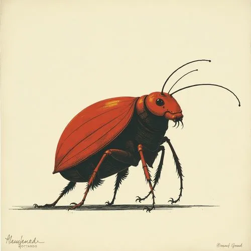 scarlet lily beetle,zygaena,duprey,nicrophorus,tabanidae,rufipes,Illustration,Vector,Vector 07