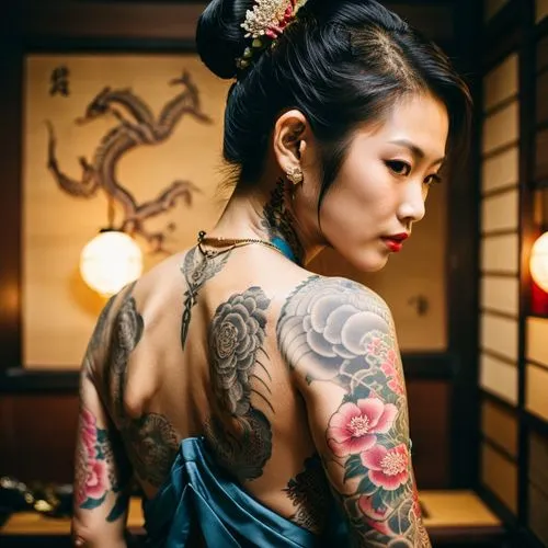 japanese woman,geiko,tattoo girl,geisha,geisha girl,oriental girl,Photography,Documentary Photography,Documentary Photography 01