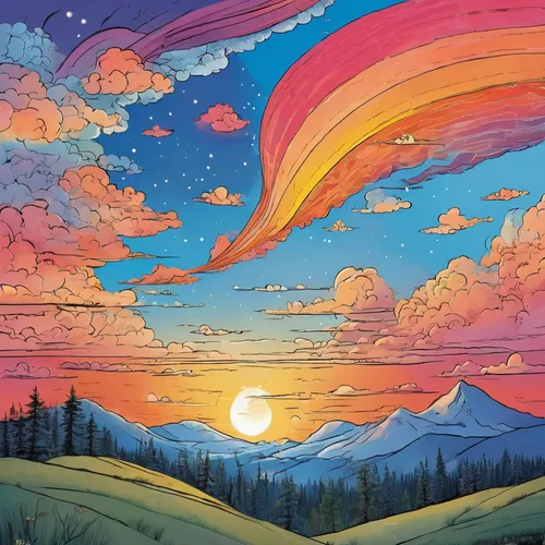 rainbow clouds,mountain sunrise,rainbow waves,rainbow background,rainbow,psychedelic art,alpine sunset,cloud mountains,rainbow pencil background,sunrise in the skies,background image,color fields,cloud mountain,rainbow color palette,rainbow bridge,rainbow colors,shirakami-sanchi,high mountains,pachamama,sky,Unique,Design,Infographics