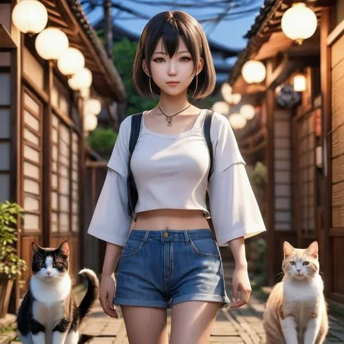 neko,shimei,nanako,kitami,tifa,xiaoyu,Photography,General,Realistic