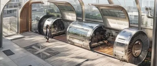 sky train,sky space concept,metro escalator,futuristic art museum,elevated railway,futuristic architecture,roof domes,funicular,museum train,ufo interior,maglev,elevators,capsule hotel,mri machine,vault,train car,mirror house,cable cars,solar cell base,escalator,Architecture,General,Modern,Mid-Century Modern