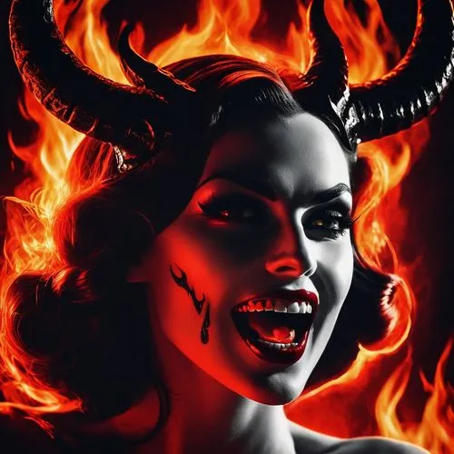 devil,fire devil,satan,evil woman,the devil,devils,lucifer,demon,fire siren,vampira,krampus,pagan,brand of satan,taurus,inferno,horned,heaven and hell,fire angel,angel and devil,capricorn,Photography,Black and white photography,Black and White Photography 08